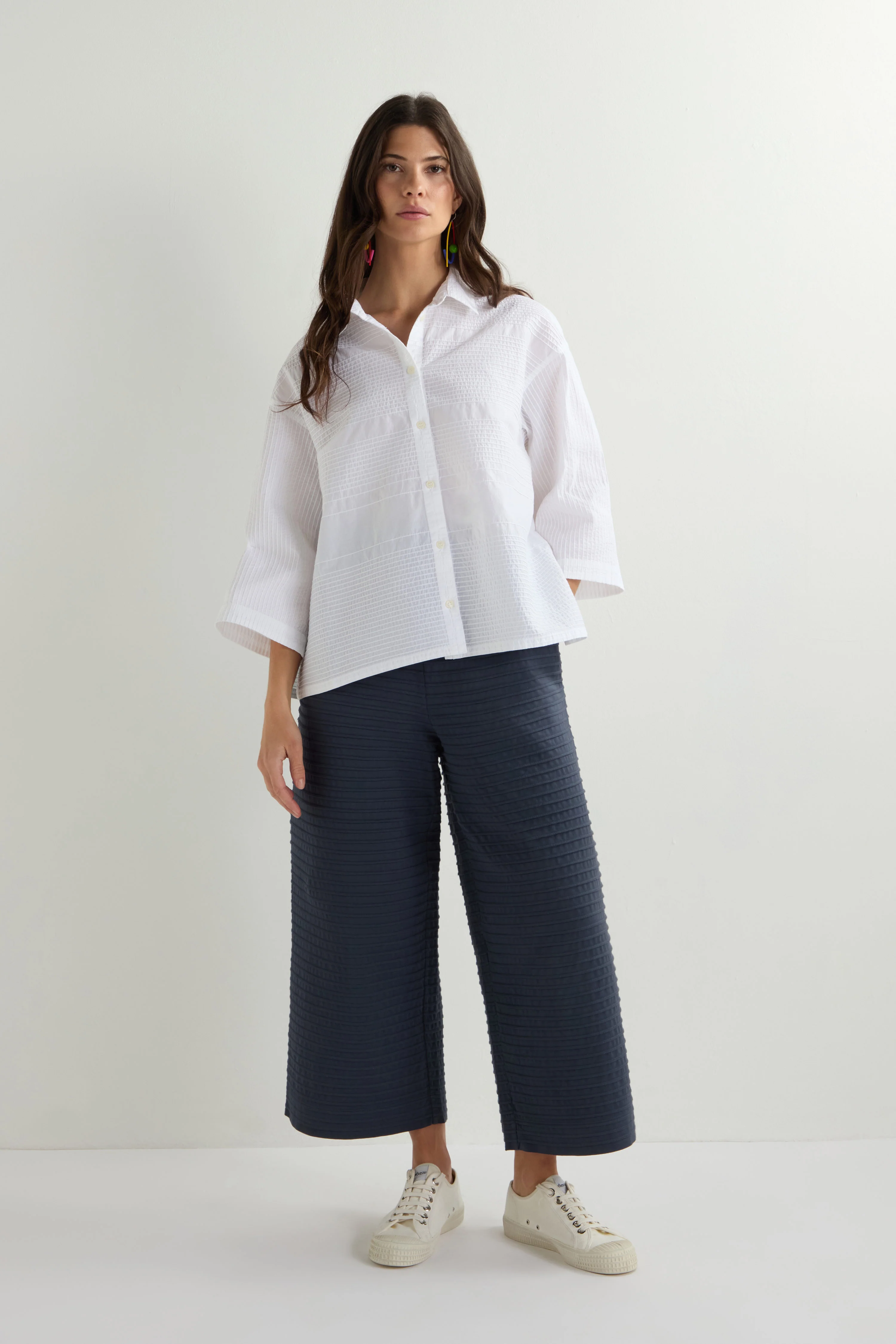 Variegated Pleated Shirt - Image 5