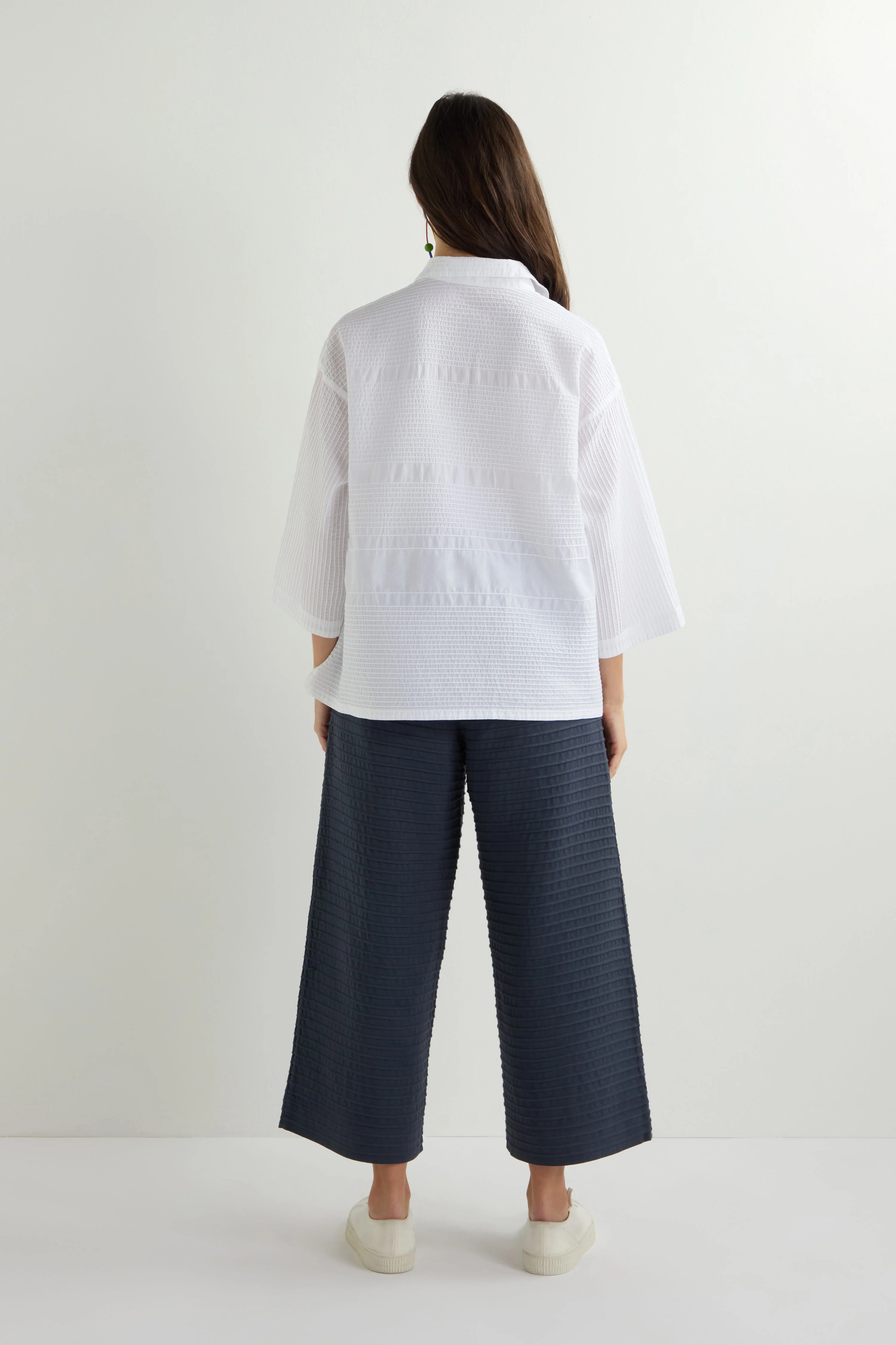Variegated Pleated Shirt - Image 6