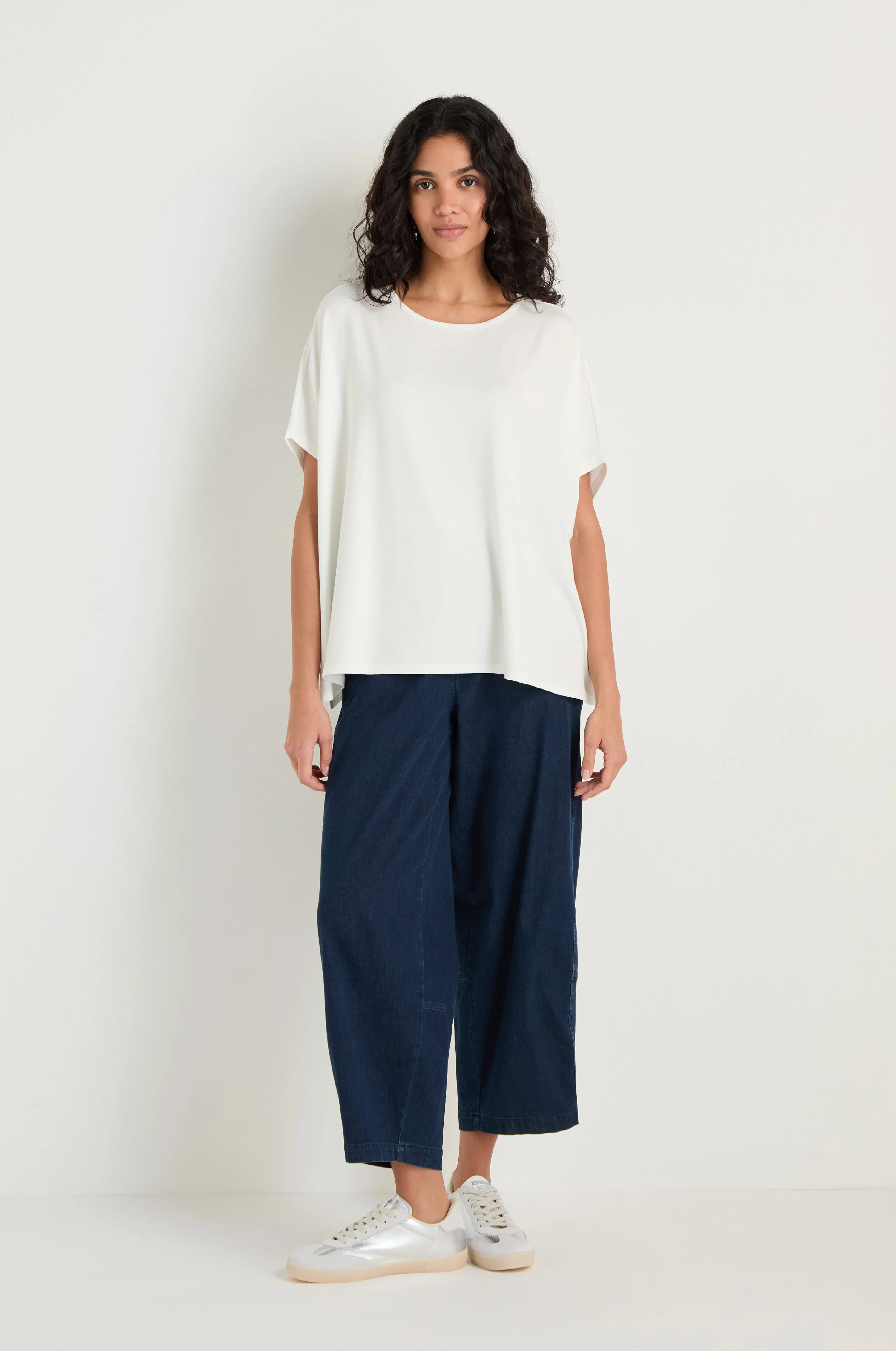 Viscose Jersey Boxy Top - Image 3