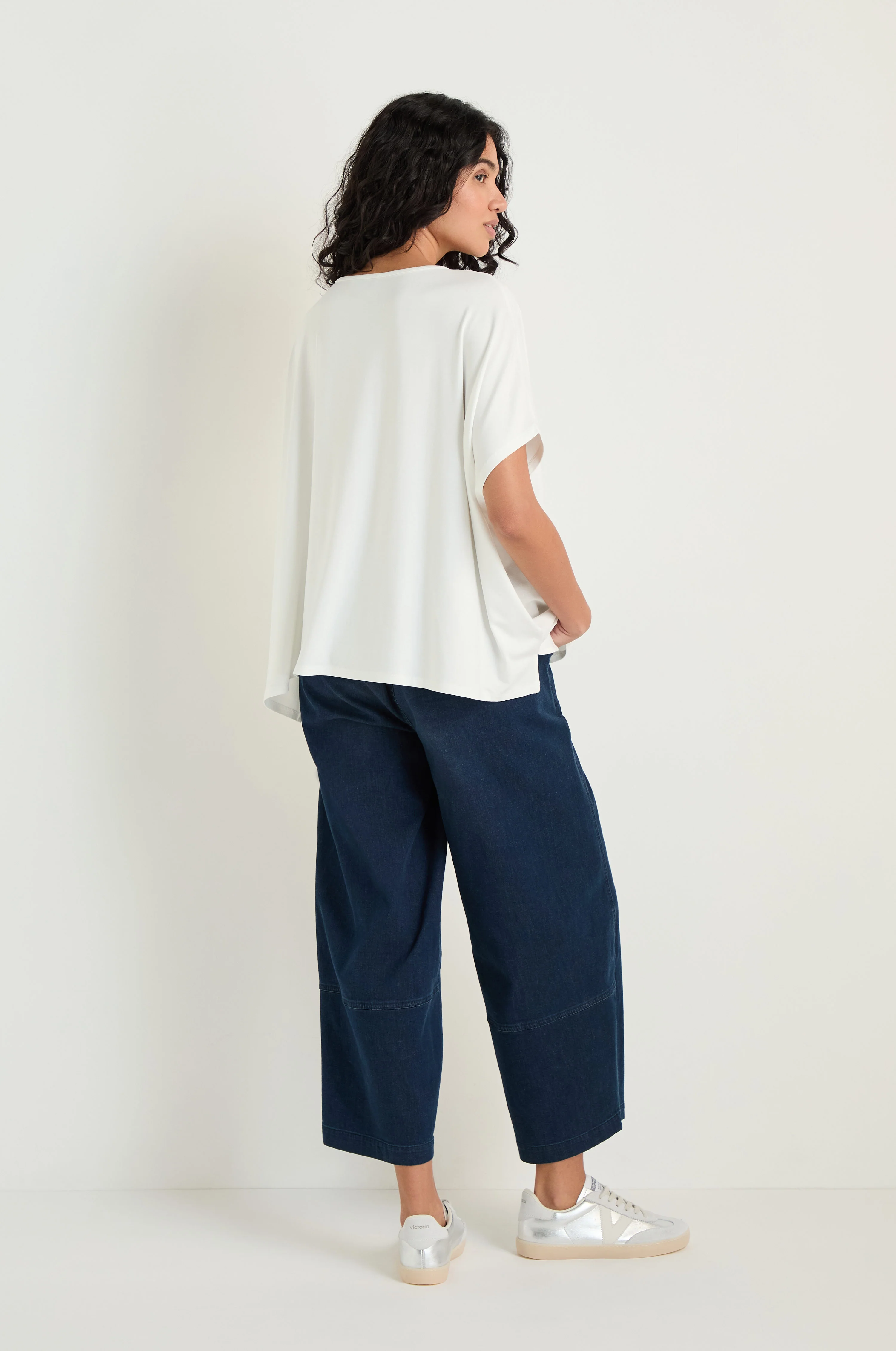 Viscose Jersey Boxy Top - Image 4