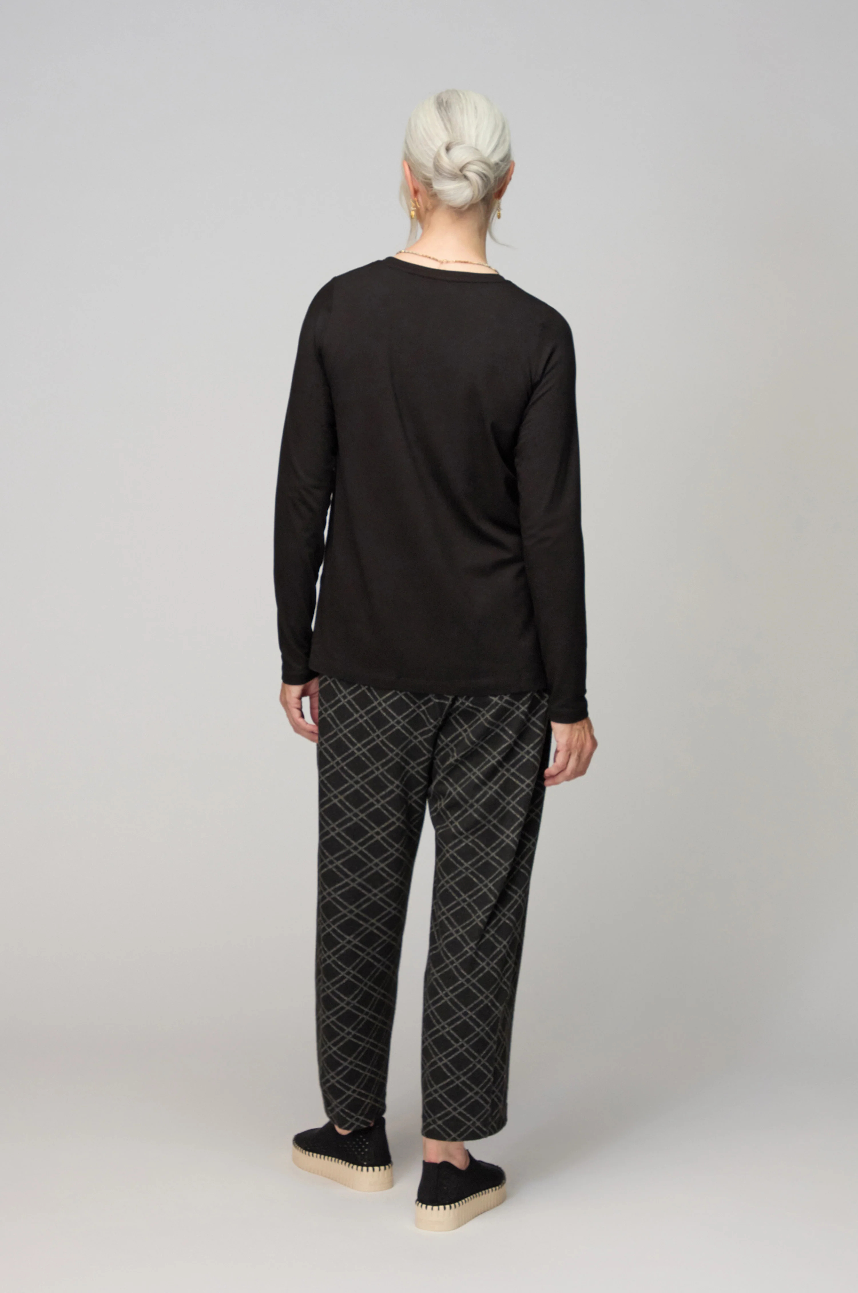 Viscose Jersey Scoop Neck Top - Image 5