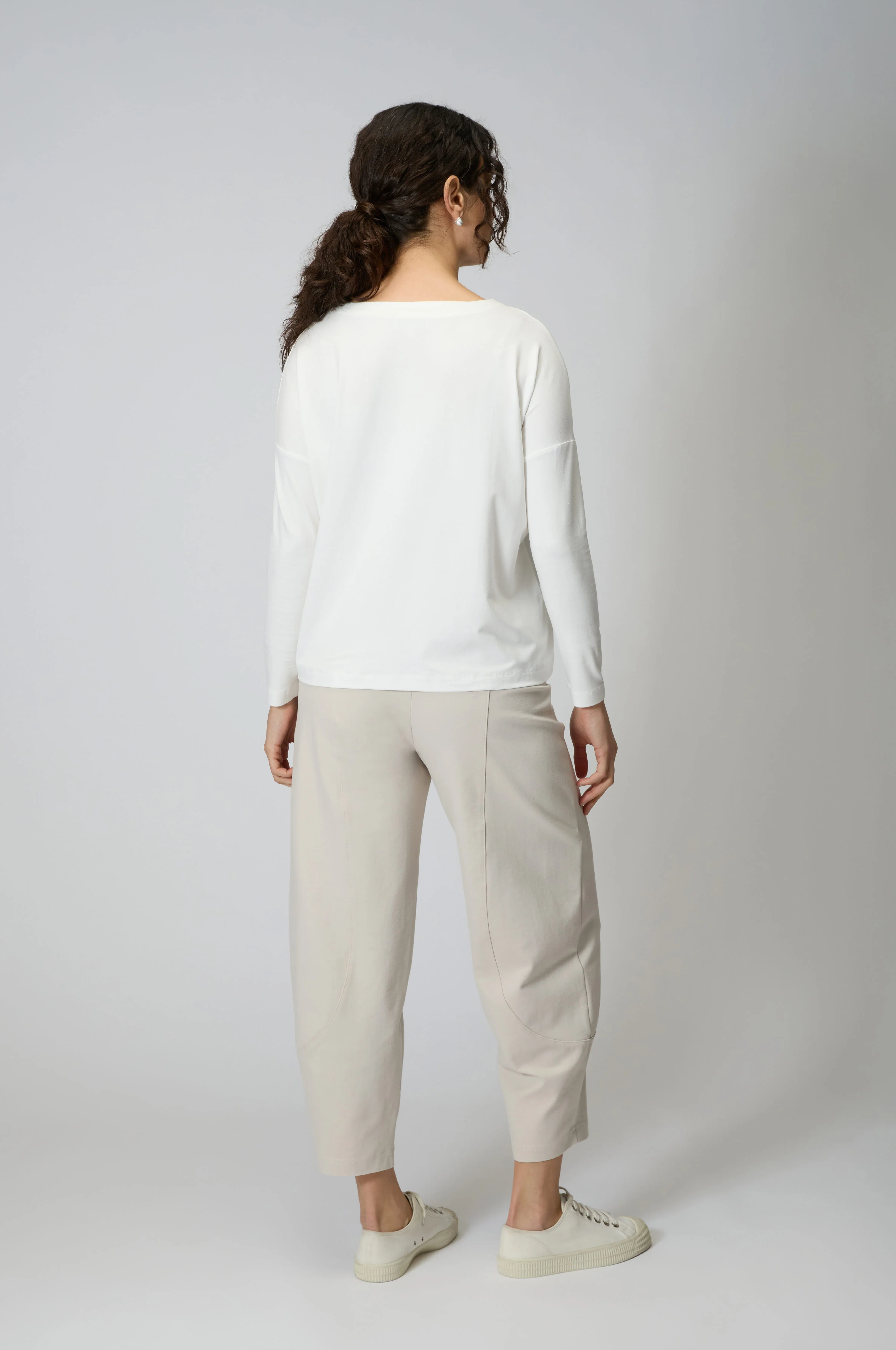 Viscose Jersey V Neck Top - Image 5