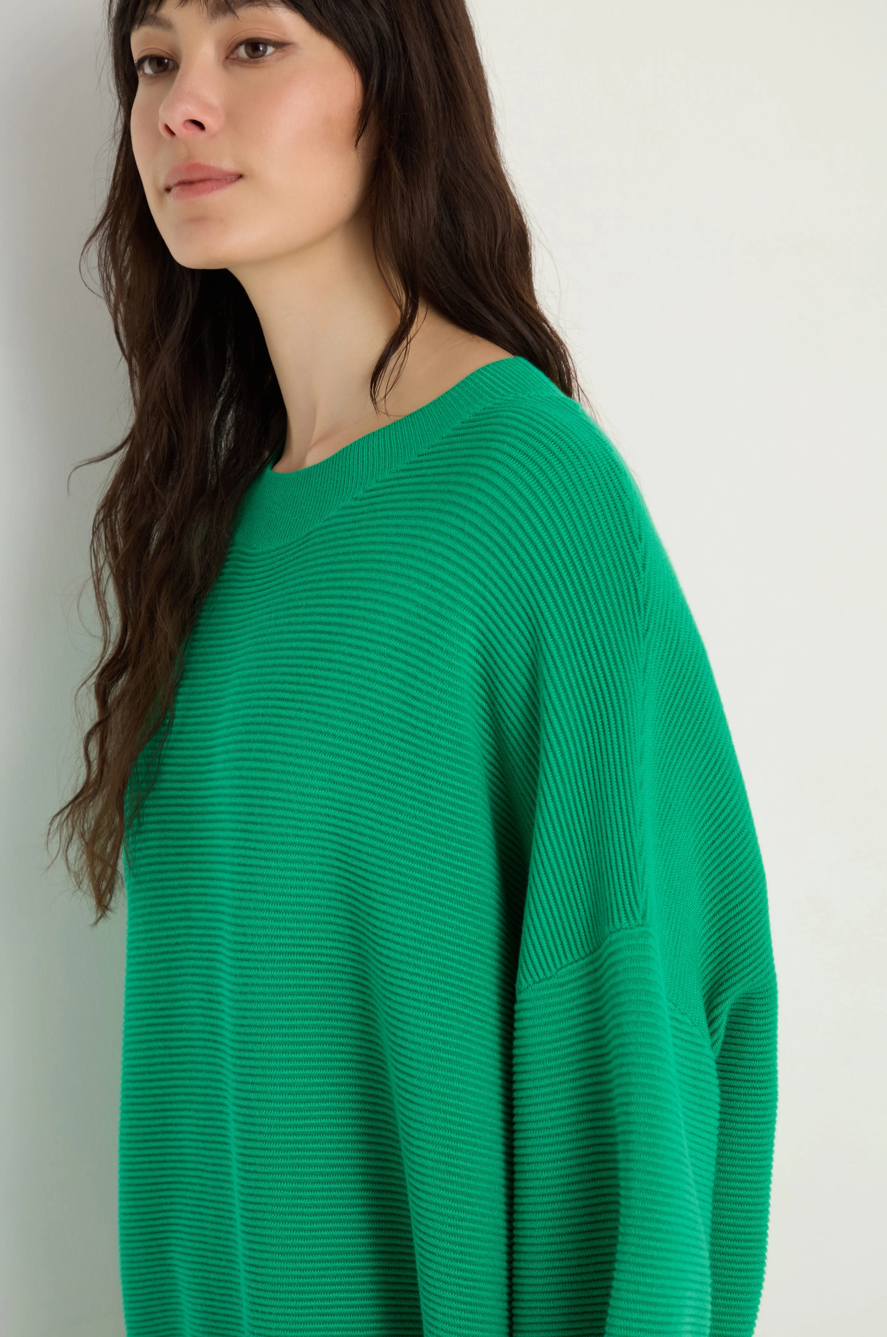 Wide Sleeve Ribbed Jumper - Image 12