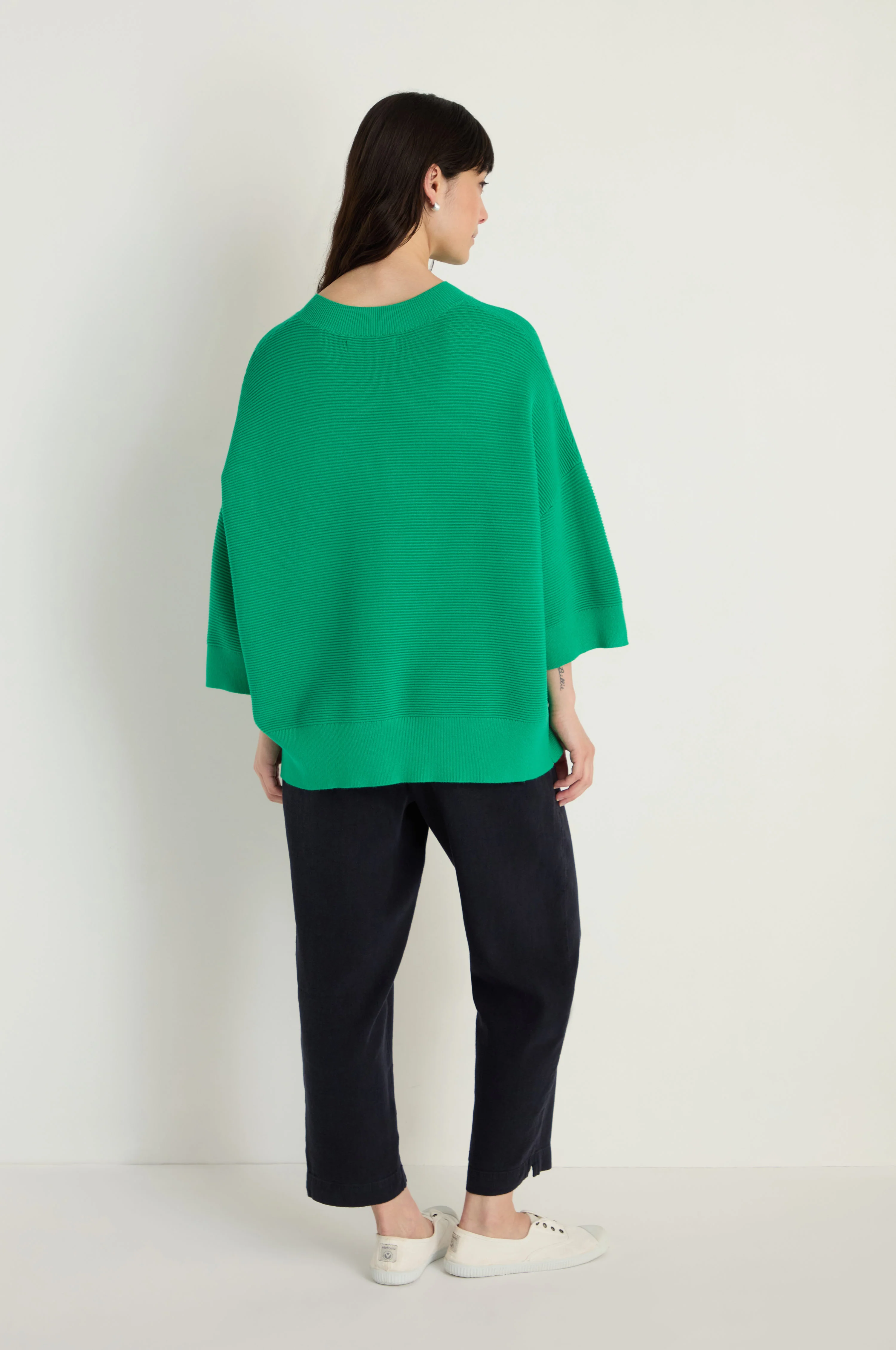 Wide Sleeve Ribbed Jumper - Image 14