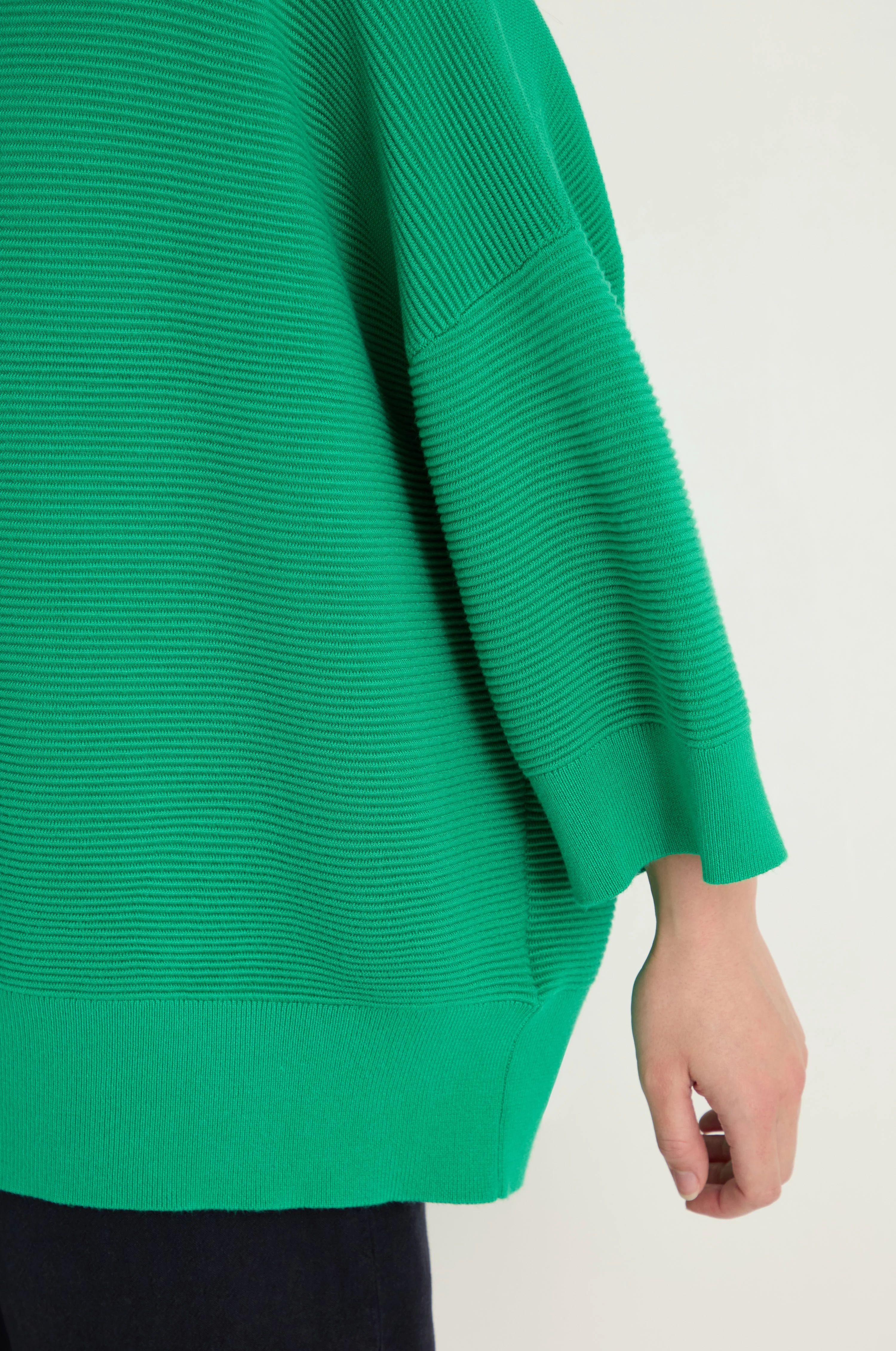 Wide Sleeve Ribbed Jumper - Image 15