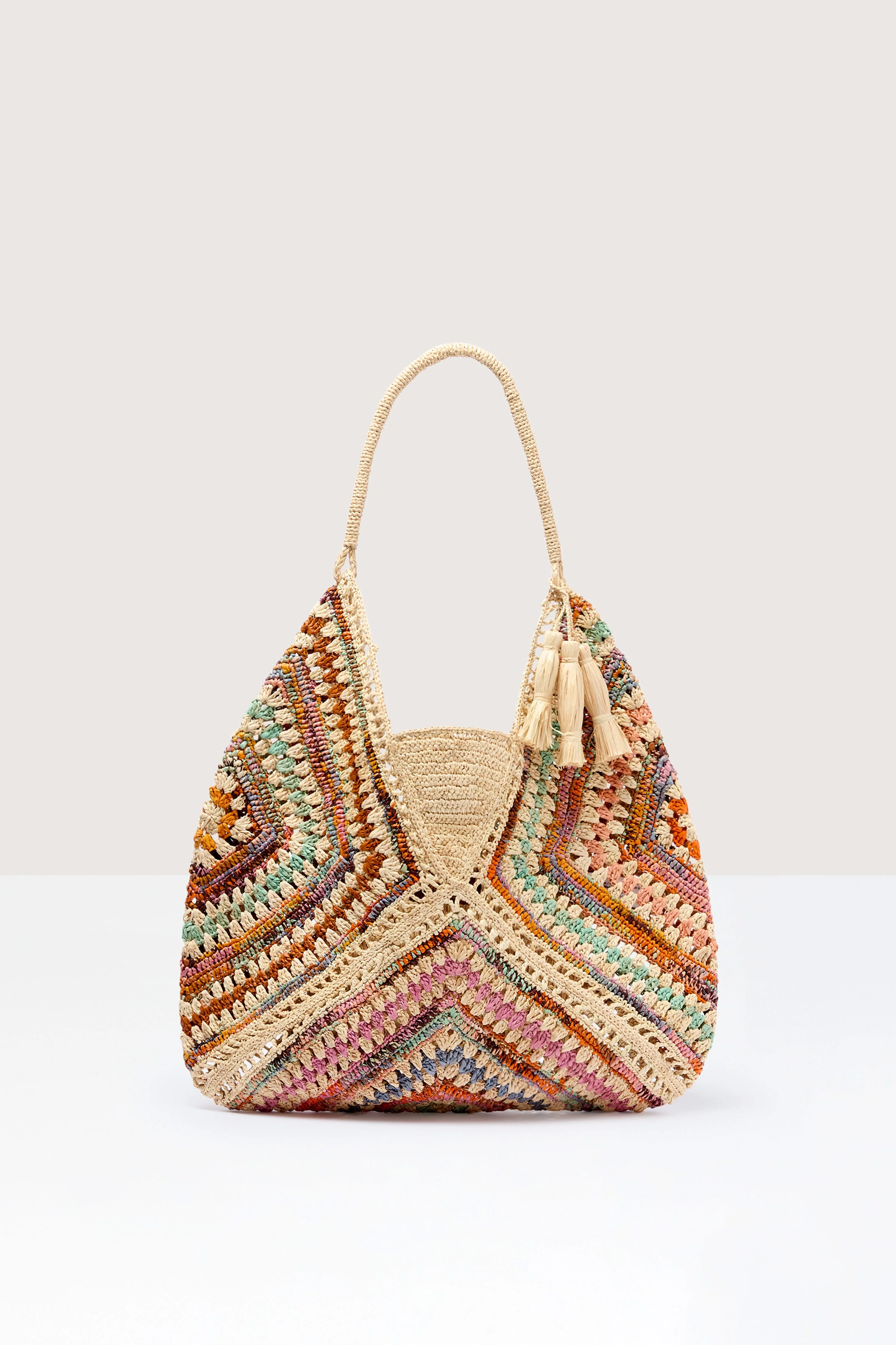 Woven Bohemian Raffia Bag - Image 3